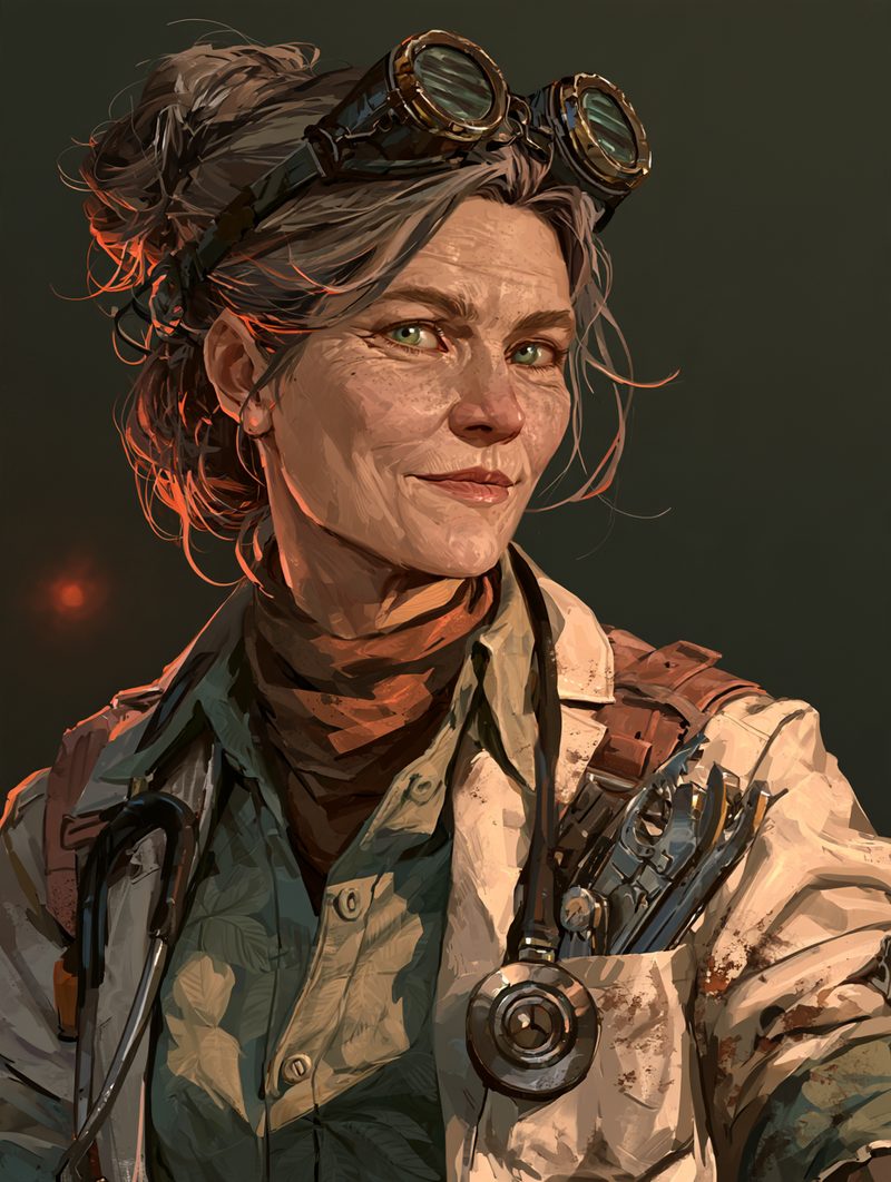 Portrait of Imogen Crowe.